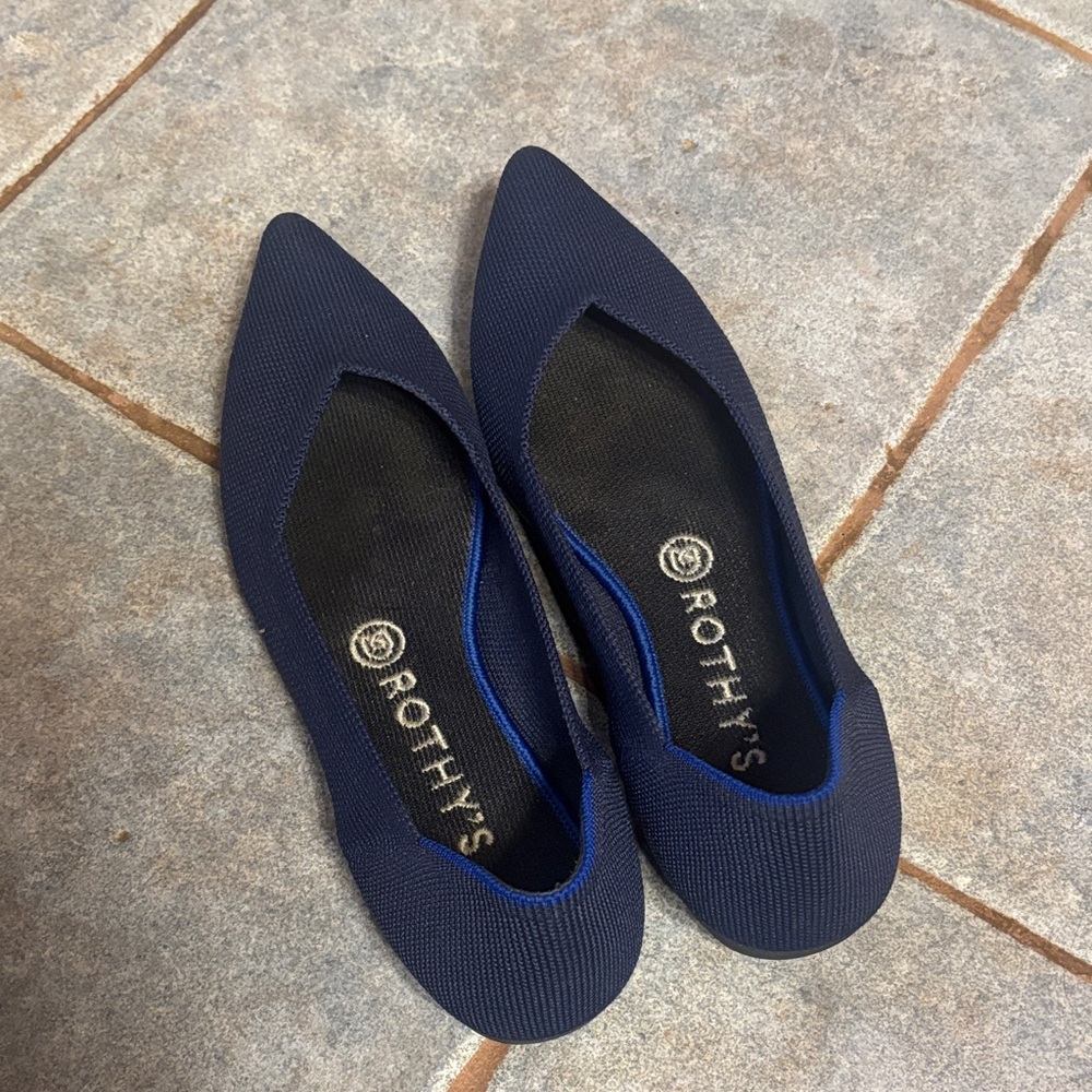 Rothy's Women's Deep Blue Flats
